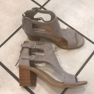 Grey Soda heels